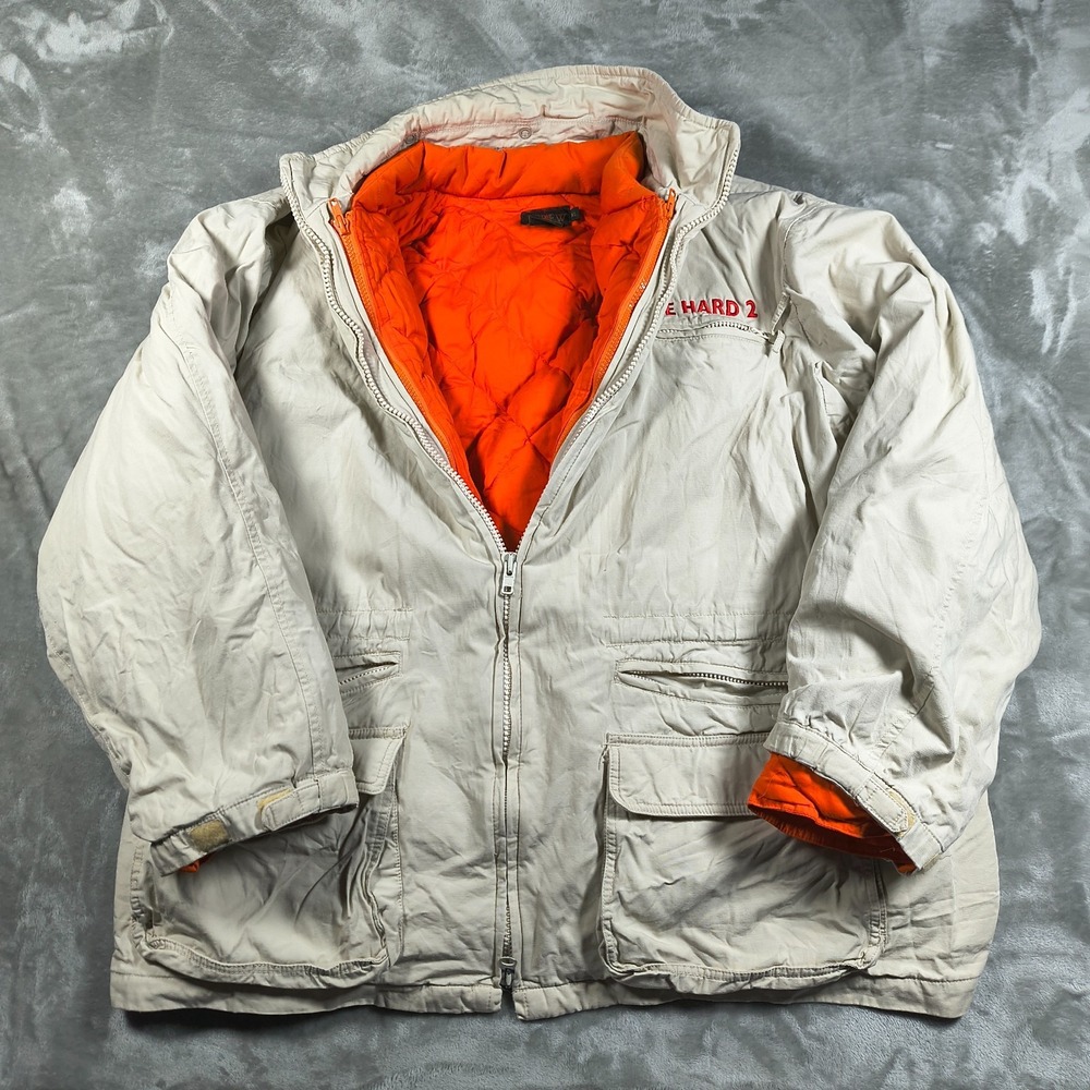 Vintage J Crew Field Jacket Mens XL Diehard 2 Oarsman Down 2‎ in 1 Quilted Liner
